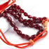 505 Ct. 1 Strand Of Genuine Natural Excellent Ruby Necklace - Smooth Oval Beads - Rare & Natural Ruby Necklace - Stunning Elegant Necklace - BRU177