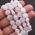 1  Long Strand White Rainbow Moonstone Faceted Briolettes  -Coin Shape Briolettes  - 6mm-12mm -8.5 Inches BR3803