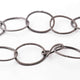 1 Necklace Top Quality 3 Feet Each Oxidized Plated Oval Shape Copper Link Chain - Each 36 inch GPC1145 - Tucson Beads