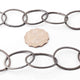 1 Necklace Top Quality 3 Feet Each Oxidized Plated Oval Shape Copper Link Chain - Each 36 inch GPC1145 - Tucson Beads