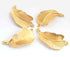 5 Pcs Leaf Charm Connector , 24k Gold Plated Designer Copper Charm, Leaf Shape , Jewelry Making 44mmx20mm BulkLot GPC165