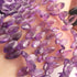 1  Strand  Amethyst Faceted Briolettes  -  Marquise Shape  Briolettes -8mmx4mm-14mmx7mm - 8 Inches BR02746