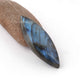 1 Pcs Amazing Labradorite Smooth Cabochon Spectrolite - Marquise Shape Multi Fire Loose Gemstone - 60mmx61mm-LGS009 - Tucson Beads