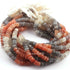 1 Strand Excellent Quality Multi Moonstone Stone Faceted Rondelles - Mix Stone Roundles Beads 8mm-10mm 13 Inches BR3870