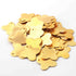 10 PCS Star Charm 24k Gold Plated On copper - Golden stamp finish charm 24mm GPC1043