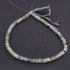 1  Strand Prehnite Faceted Roundelles  -Round Shape  Roundelles 6mmx4mm-14 Inches BR2354