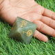1 Pcs Green Aventurine Orgone Pyramid, EMF Protection Reiki Healing Crystal Pyramid, Spiritual Healing Orgone Energy 46mmx44mm HS323 - Tucson Beads