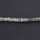 1  Strand Prehnite Faceted Roundelles  -Round Shape  Roundelles 6mmx4mm-14 Inches BR2354 - Tucson Beads