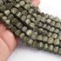1  Strand Green  Jasper Faceted  Briolettes  - Fancy  Briolettes  -8mm-10mm-8 Inches BR01606