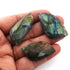 8 Pcs Amazing Labradorite Faceted Cabochon Spectrolite - Fancy Shape Multi Fire Loose Gemstone -47mmx22mm-36mmx17mm  LGS081