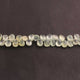 1 Strand Prehnite Faceted Briolettes - Pear Shape Briolettes  13mmx8mm- 8.5 Inches BR02754 - Tucson Beads