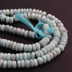 1 Strand Amazonite Faceted  Rondelles -  Roundel Beads 7mm-9mm 13 Inches BR069 - Tucson Beads
