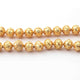2 Strands 24k Gold Plated Copper Casting Designer Round Balls Beads - 10mm - Jewelry Making- 8 Inches GPC016 - Tucson Beads