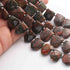 1  Long Strand  UnaKite Faceted Briolettes - Pentagon Shape Briolettes -12mmx11mm-20mmx16mm - 9 Inches BR01613