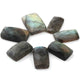 8 Pcs Amazing Labradorite Faceted Cabochon Spectrolite - Rectangle Shape Multi Fire Loose Gemstone -29mmx15mm  LGS123 - Tucson Beads