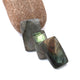 8 Pcs Amazing Labradorite Faceted Cabochon Spectrolite - Rectangle Shape Multi Fire Loose Gemstone -29mmx15mm  LGS123 - Tucson Beads