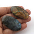4 Pcs Amazing Labradorite Faceted Cabochon Spectrolite - Oval Shape Multi Fire Loose Gemstone -49mmx25mm  LGS121