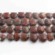 1  Long Strand  Red Jasper Faceted Briolettes - Pentagon Shape Briolettes -13mmx11mm-23mmx16mm - 9 Inches BR01612 - Tucson Beads