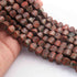 1  Strand Red  Jasper Faceted  Briolettes  - Fancy  Briolettes  -10mm-10.5 Inches BR01603