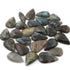 13 Pcs Amazing Labradorite Faceted Cabochon Spectrolite - Pear Shape Multi Fire Loose Gemstone -37mmx23mm-27mmx20mm    LGS128