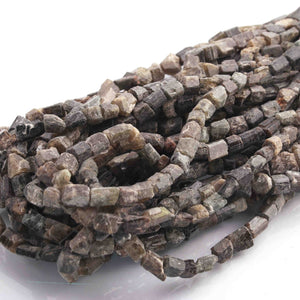 1 Strand Gray Agate Faceted Fancy Briolettes - Gray Agate Fancy Briolettes  6mmx5mm-13mmx8mm 20 inch BR079 - Tucson Beads