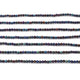 5 Long Strands Black Spinel Blue Coated Rondelles Faceted Beads - Blue Coated Rondelles -  2mm 13 inch RB172 - Tucson Beads