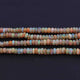 1 Long Strand Ethiopian Opal Smooth Roundels - Ethiopian Roundels Beads 3mm-5mm 13 Inch BR1787 - Tucson Beads