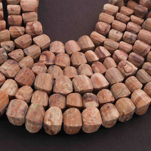 1  Strand Brown  Jasper Faceted  Briolettes  - Fancy  Briolettes  -8mm-10mm-8.5 Inches BR01604 - Tucson Beads