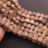 1  Strand Brown  Jasper Faceted  Briolettes  - Fancy  Briolettes  -8mm-10mm-8.5 Inches BR01604