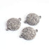 1 PC Pave Diamond Round Disc Connector 925 Sterling Silver - Diamond Double Bail Connector 17mmx12mm PDC303