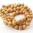 1 Strands 24k Gold Plated Designer Copper Casting Round Shape Beads - 9mm - Jewelry Making- 8 Inches GPC131