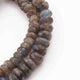 1  Strand Labradorite Faceted Rondelles- Round Roundels Beads 8mmx4mm -7 Inches BR2298 - Tucson Beads