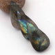 5  Pcs Amazing Labradorite Faceted Cabochon Spectrolite - Pear Shape Multi Fire Loose Gemstone -30mmx16mm  LGS092 - Tucson Beads