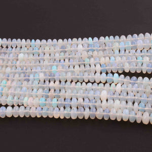 1 Strand Natural Ethiopian Welo Opal Smooth Roundels Beads - Opal Roundels 5mmx10mm 17 Inch  BR0865 - Tucson Beads