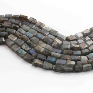 1 Strand Labradorite Faceted Nuggets Beads- Faceted Nuggets Briolettes - 15mmx10mm-9mmx8mm 11 Inch. BR01615 - Tucson Beads
