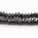 1 Long Strand Black Spinel Faceted  Rondelles - Spinel Rondelles Beads 11mmx5mm 6.5 Inches long BR2410 - Tucson Beads