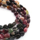 1 Strand Multi Tourmaline Smooth Briolettes  - Assorted Shape Briolettes  16mmx10mm-13mmx11mm - 16.5 Inches BR0110 - Tucson Beads
