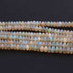 1 Long Strand Ethiopian Welo Opal Faceted Rondelles - Ethiopian Roundelles Beads 5mm-8mm 17 Inches long BR0861 - Tucson Beads