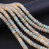 1 Long Strand Ethiopian Welo Opal Faceted Rondelles - Ethiopian Roundelles Beads 5mm-8mm 17 Inches long BR0861