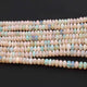 1 Long Strand Ethiopian Welo Opal Faceted Rondelles - Ethiopian Roundelles Beads 5mm-8mm 16 Inches long BR0864 - Tucson Beads