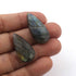 2  Pcs Amazing Labradorite Faceted Cabochon Spectrolite - Pear Shape Multi Fire Loose Gemstone -27mmx14mm  LGS082