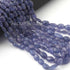 1 Long Strand Tenzanite  Smooth Briolettes -Oval Shape Briolettes - 4mmx6mm-11mmx7mm - 16 Inches BR0100