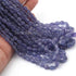 1 Long Strand Tenzanite  Smooth Briolettes -Oval Shape Briolettes - 6mmx4mm-10mmx8mm - 16 Inches BR0102