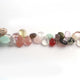 1  Long Strand Multi Stone Smooth Briolettes - Pear Shape Mix Stone Briolettes - 8mmx9mm-21mmx10mm -8 Inches BR2360 - Tucson Beads