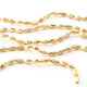 2 Strands 24k Gold Plated Designer Copper Casting Melon Beads -  Melon Beads - Jewelry 8mmx5mm - 8 Inches GPC766 - Tucson Beads
