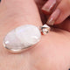 1 Pc Genuine and Rare Rainbow Moonstone Oval Pendant - 925 Sterling Silver - Gemstone Pendant SJ335 - Tucson Beads