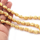 2 Strand Beautiful Laughing Buddha Face Beads 24K Gold Plated on Copper - Buddha Beads 12mmx8mm 8 Inches GPC1041 - Tucson Beads
