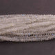 1 Long Strand White Rainbow Moonstone faceted Rondelles - Rondelle Beads 5mm-6mm 17 Inches BR842 - Tucson Beads