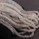 1 Long Strand White Rainbow Moonstone faceted Rondelles - Rondelle Beads 5mm-6mm 17 Inches BR842 - Tucson Beads