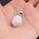 1 Pc Genuine and White moonstone Oval Pendant - 925 Sterling Silver - Gemstone Pendant  SJ006 - Tucson Beads